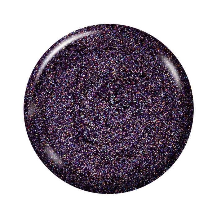 Color dot for Ardell Sparkle & Twinkle polish showing a rich purple base with silver sparkle.
