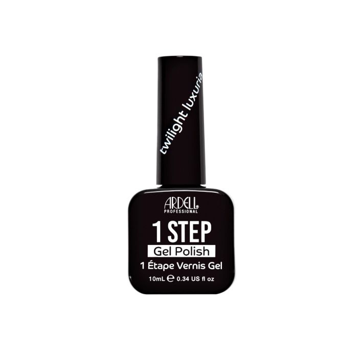 Front of Ardell One Step Gel Polish in shade Twilight Luxuria, a rich deep hue for long-lasting nail color.