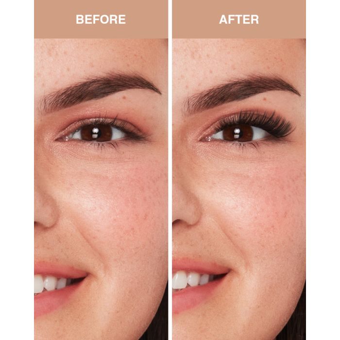 Kitten Eye Lash Extensions displayed on almond eye model for a soft, elongated look.
