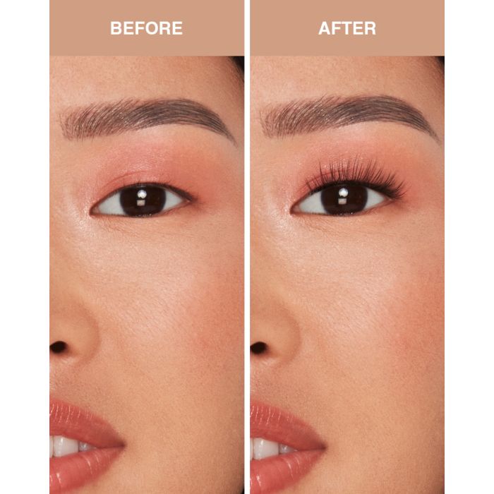Kitten Eye pre-mapped lashes styled on monolid eyes for a lifted, open look.