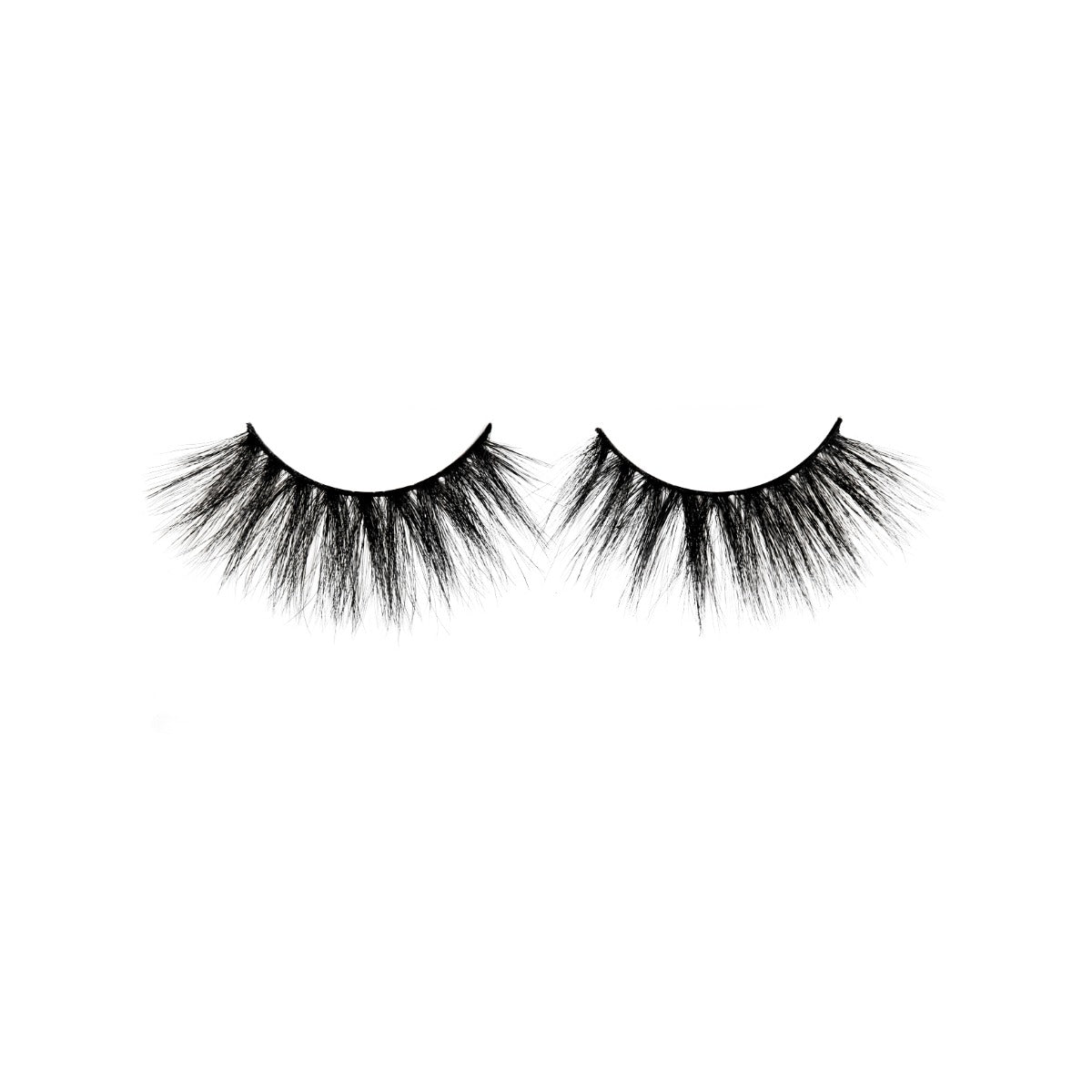 1 pair of lashes on a white background 

