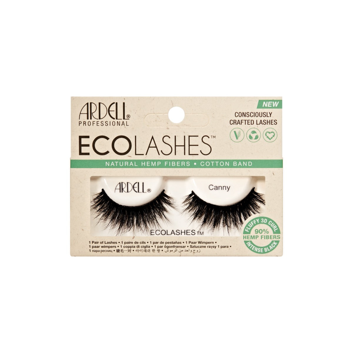 1 pair of lashes in packaging  
