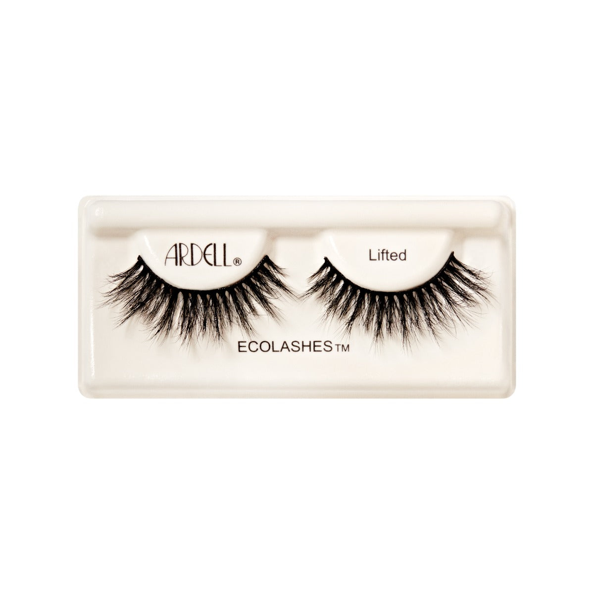 1 pair of lashes on tray 
