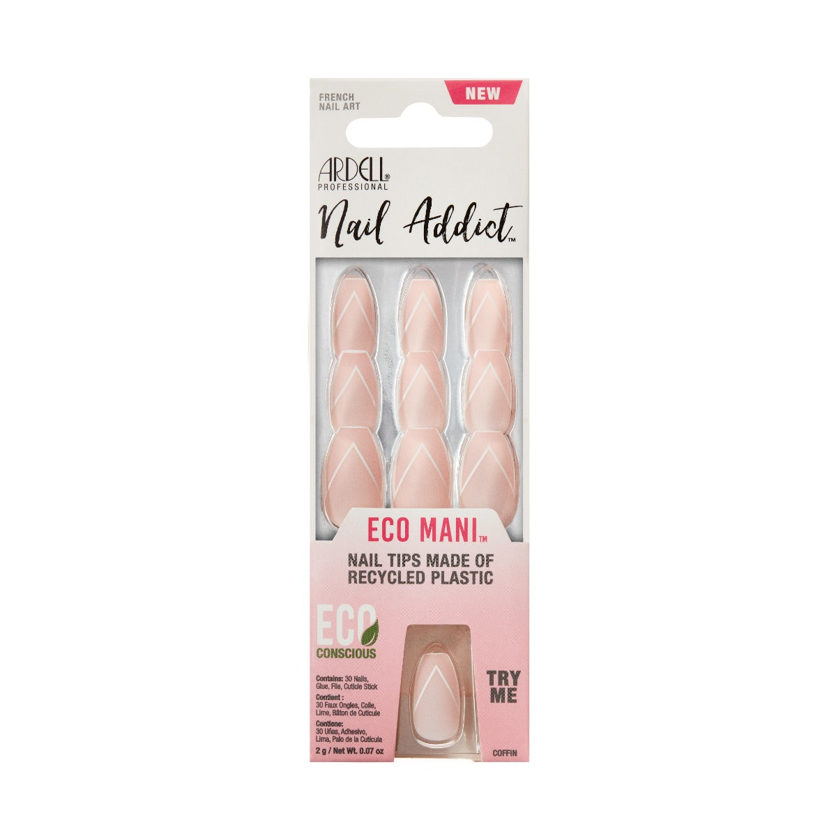 12 nails in packaging with a try me feature
