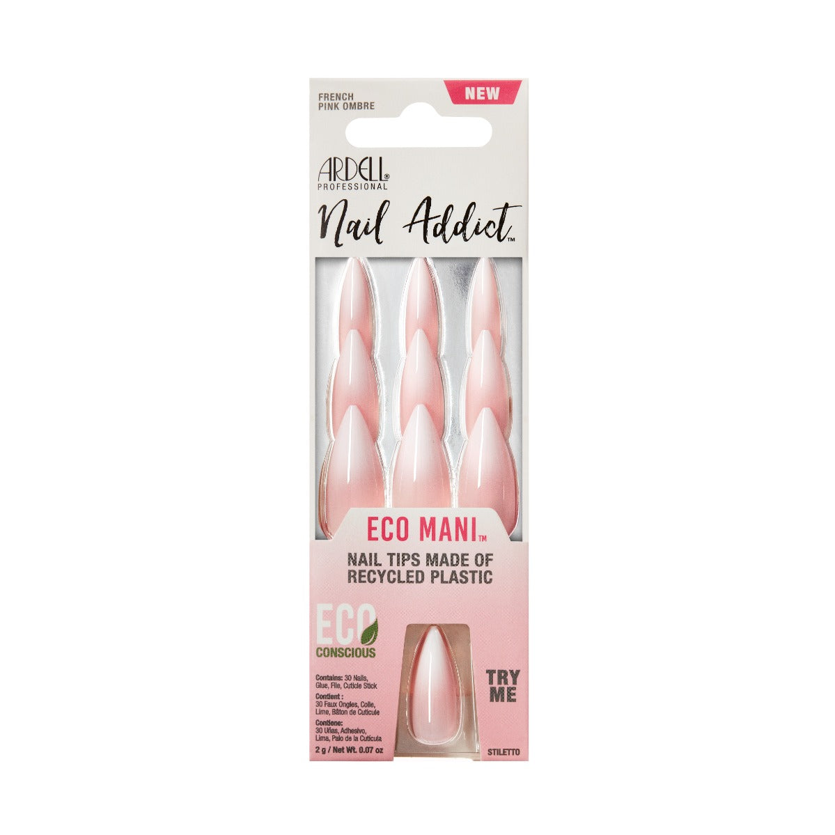 12 nails in packaging with a try me feature

