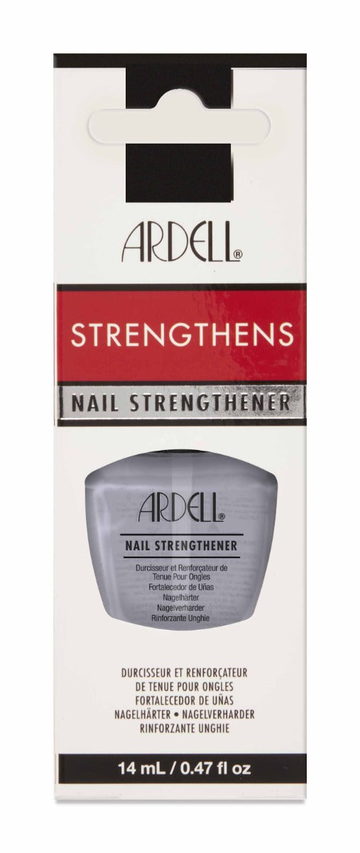 Front of Ardell Nail Strengthener packaging with printed text