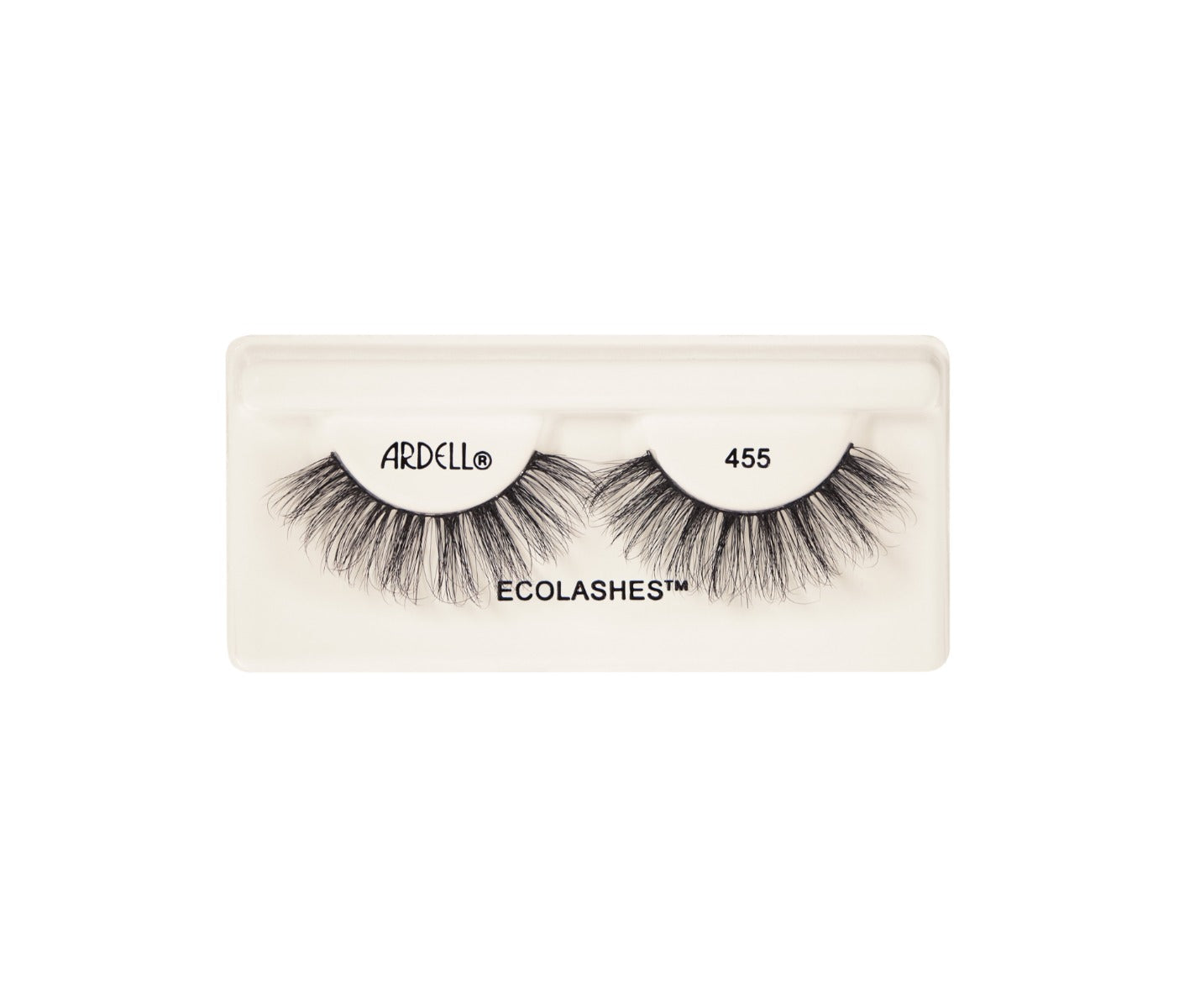 Ardell EcoLashes 455 – Full-volume eco lashes for a dramatic effect, made with sustainable materials for bold, conscious beauty.