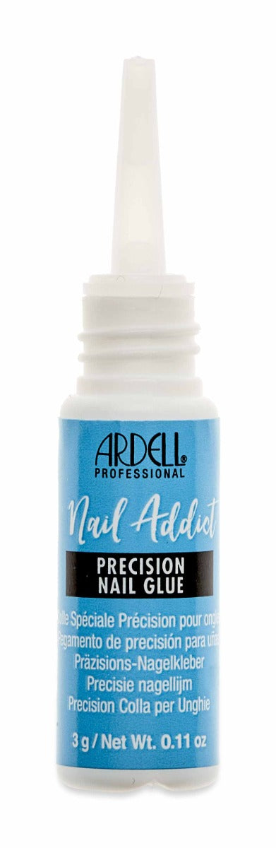 Ardell Nail Addict Precision Nail Glue with fine-tip applicator for detailed and controlled nail application.
