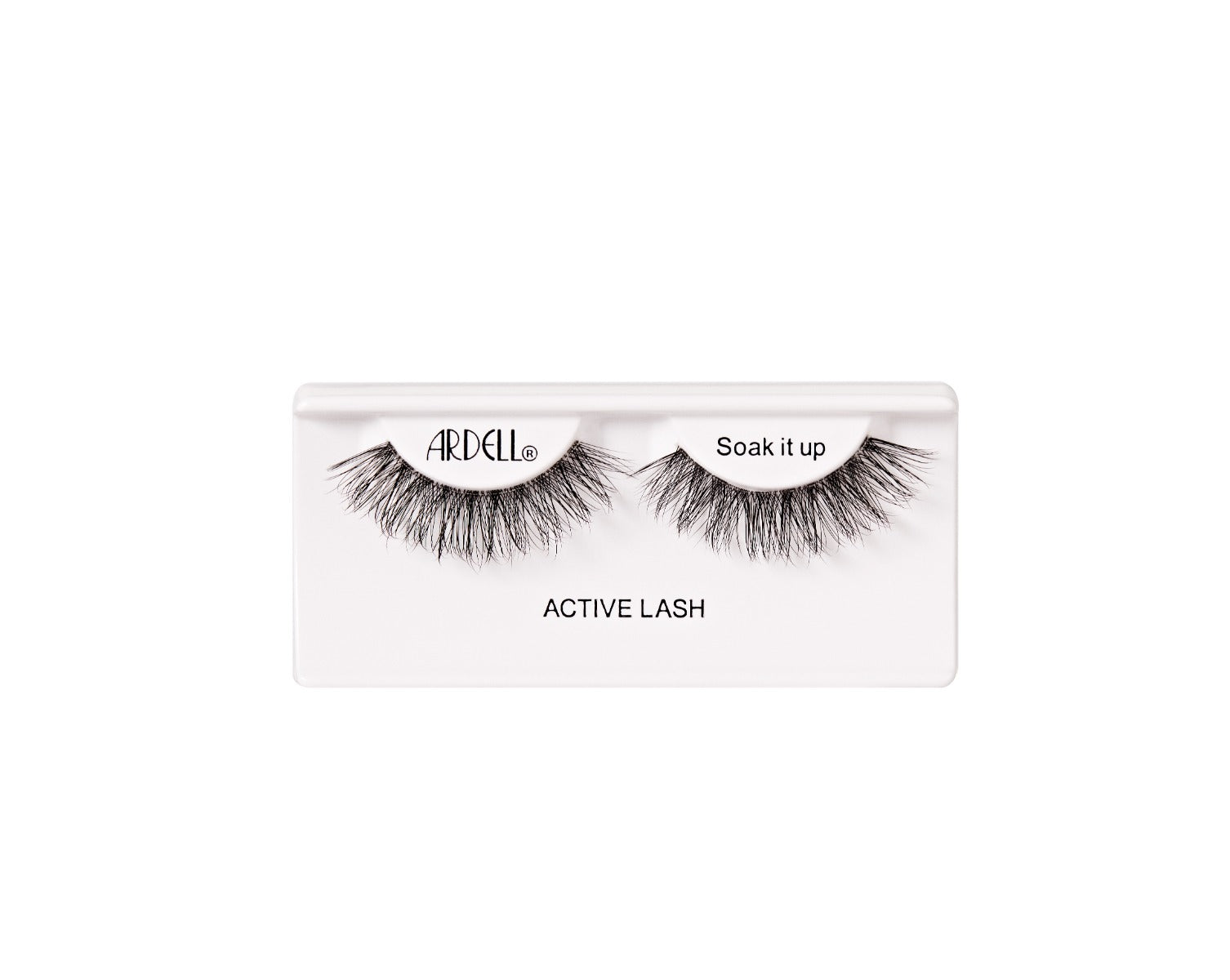 Ardell Active Lash Soak It Up lashes offer volume and comfort, made for durability during active, sweaty routines.