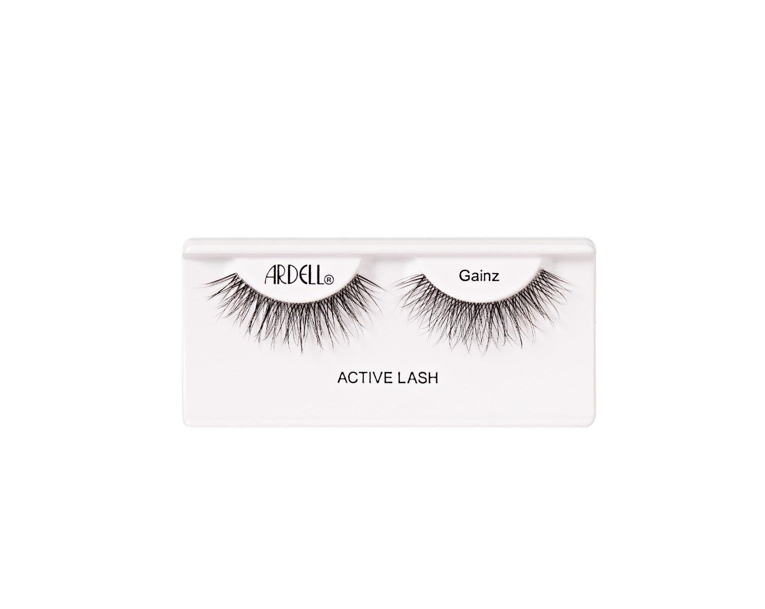 Ardell Active Lash Gainz lashes give a bold, lifted lash look with a flexible band perfect for workouts and wear.