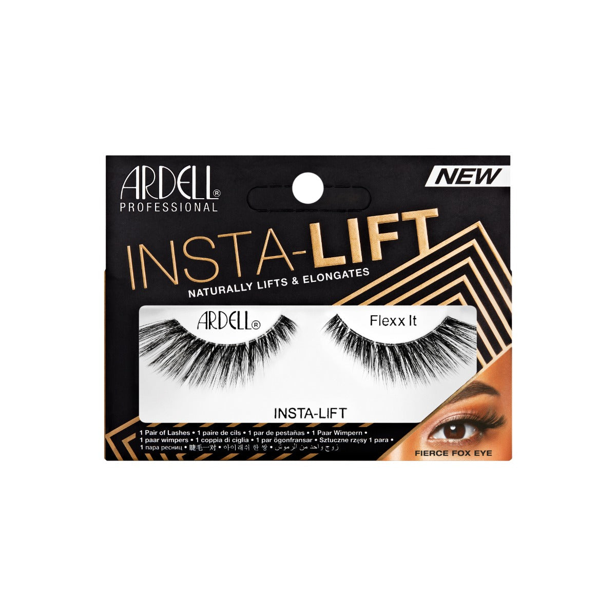 1 pair of lashes in packaging  
