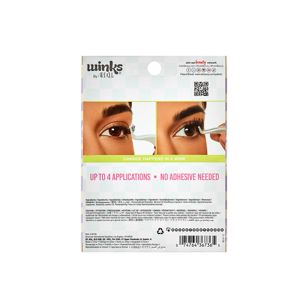Ardell Winks Press on Lash underlash extensions slay volume SKU# 36736 Back