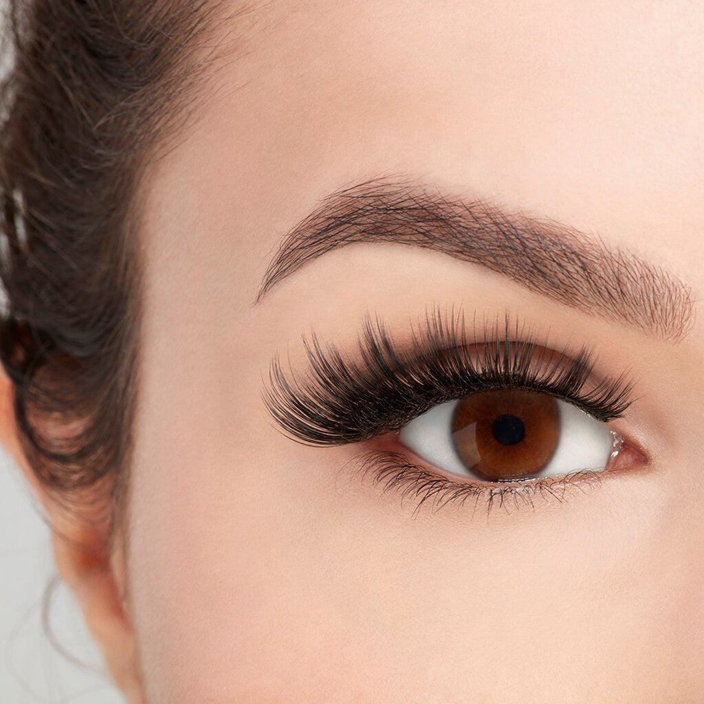 3D Faux Mink 852 Lashes Open Eyes