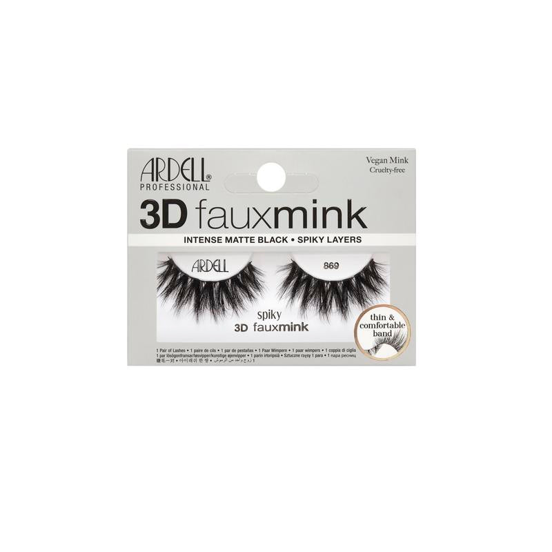 Ardell 3D faux mink false eyelashes packaging on a white background