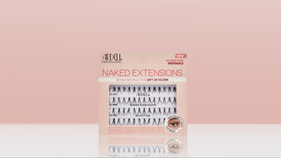 Video of Ardell Naked Extensions applied on a model.