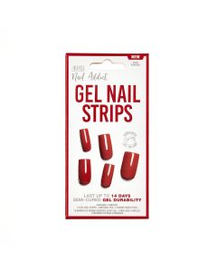 Front side of  Ardell Nail Addict Gel Nail Strips - Pure Paprika