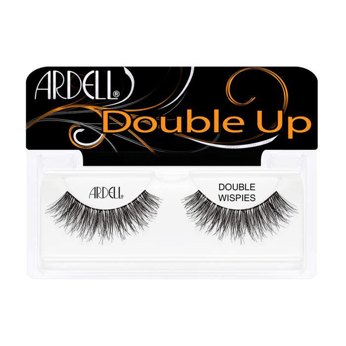 A single pair of Ardell Double Wispies inside its retail packaging