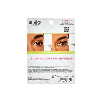 Winks Galore Natural Press On Pre-Glued Underlash Extensions Kit