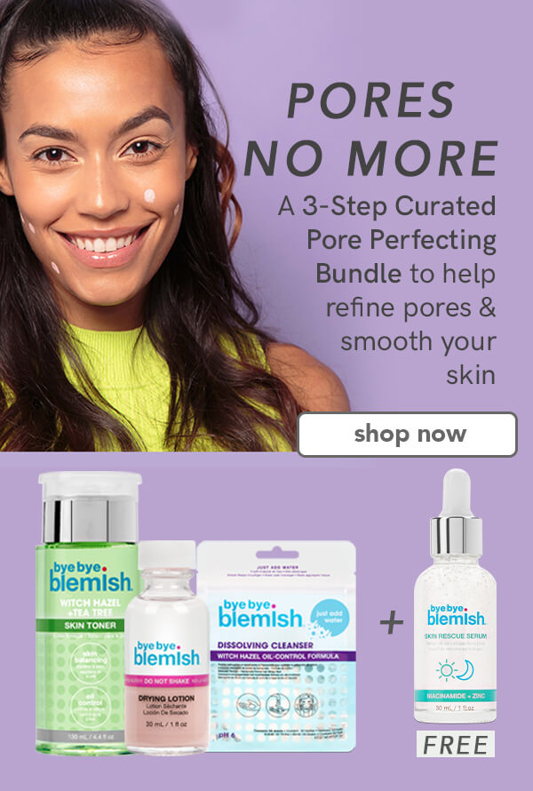 Bye Bye Blemish Pore Refining & Microneedling Regimen Set Bundle